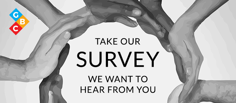 Slide background for Survey. Click to go to survey.